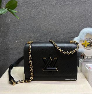 Louis Vuitton Twist MM Epi Grained Leather Black in Cowhide Leather with  Gold-tone - US