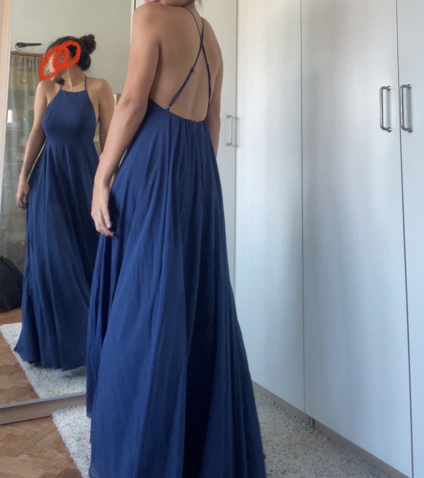 Lulus blue prom cheap dress