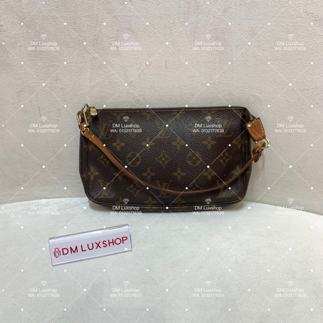 LV White Felicie Pochette, Luxury, Bags & Wallets on Carousell