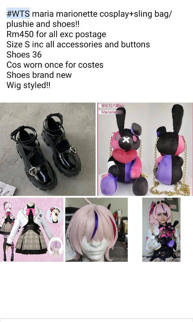 Maria vtuber nijisanji cosplay, Hobbies & Toys, Collectibles