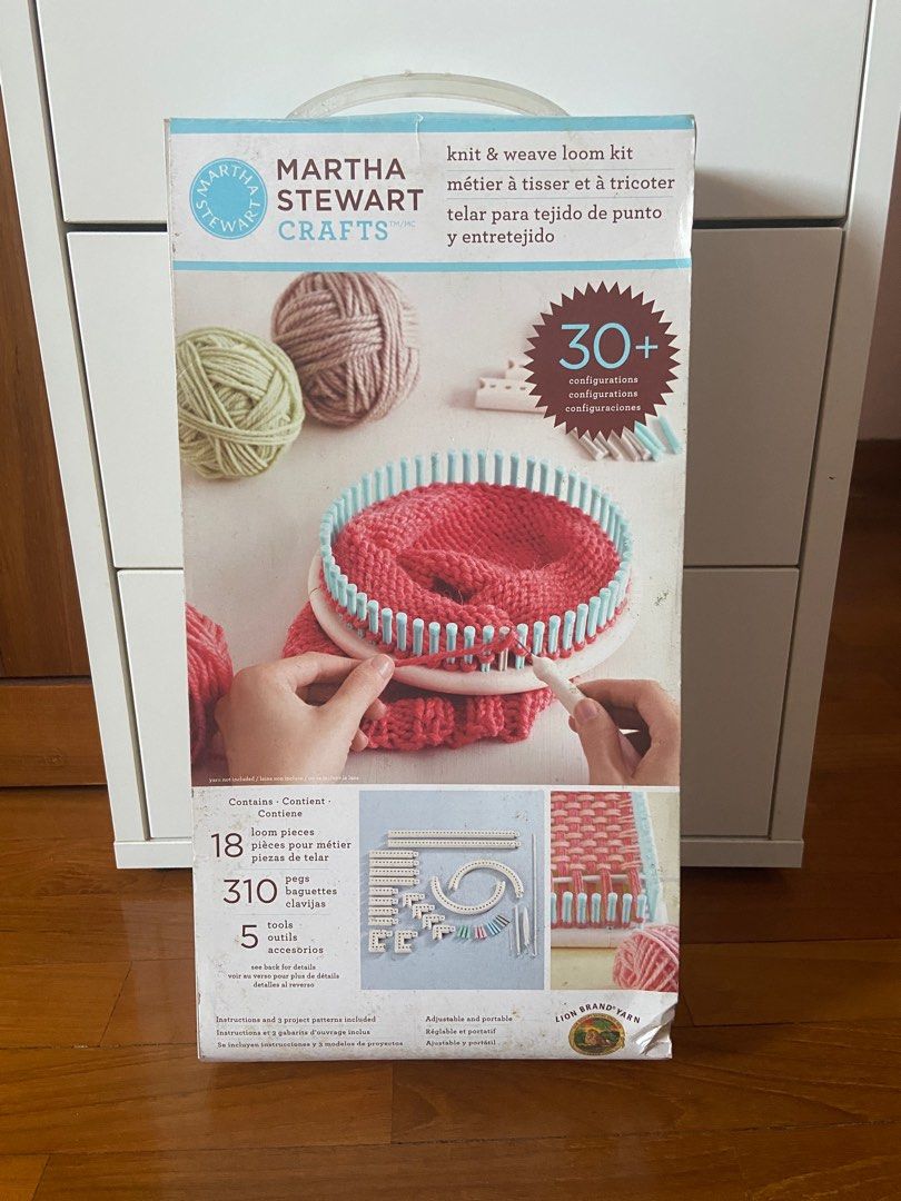 Martha Stewart Knit & Weave Loom Kit, Hobbies & Toys, Stationery