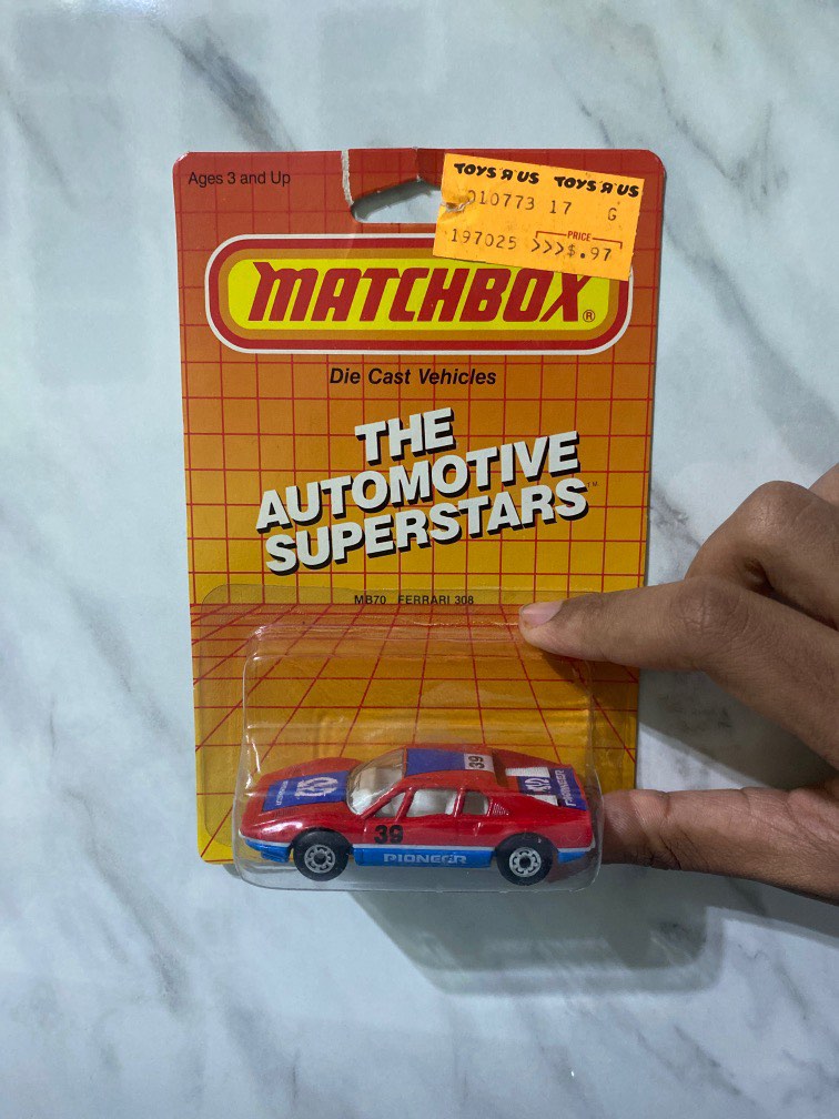 Matchbox Diecast Vehicles Ferrari 308 The automobile Superstars Pioneer ...
