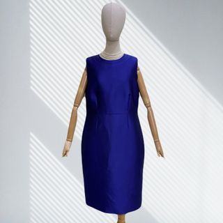 Max Mara Pianoforte Purple (with some Bluish Hue) Sleeveless Dress