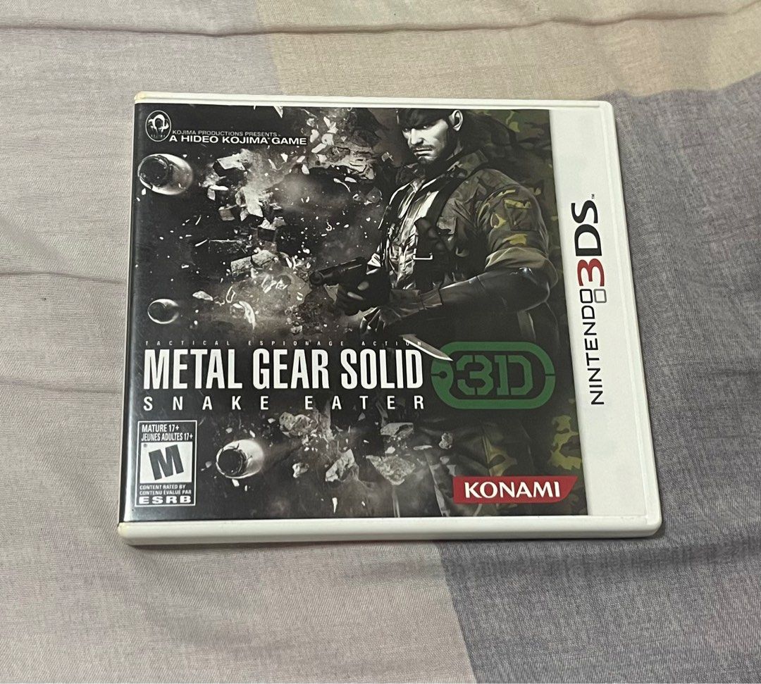 Metal Gear Solid 3D: Snake Eater (3DS) (Category: Nintendo) located in Zamboanga. Submitted by that_guy_named_sid (Listing ID 1259677748, Image 1). Description: Like new. Payment via BDO/Gcash/Palawan Shipping thru LBC or JRS.