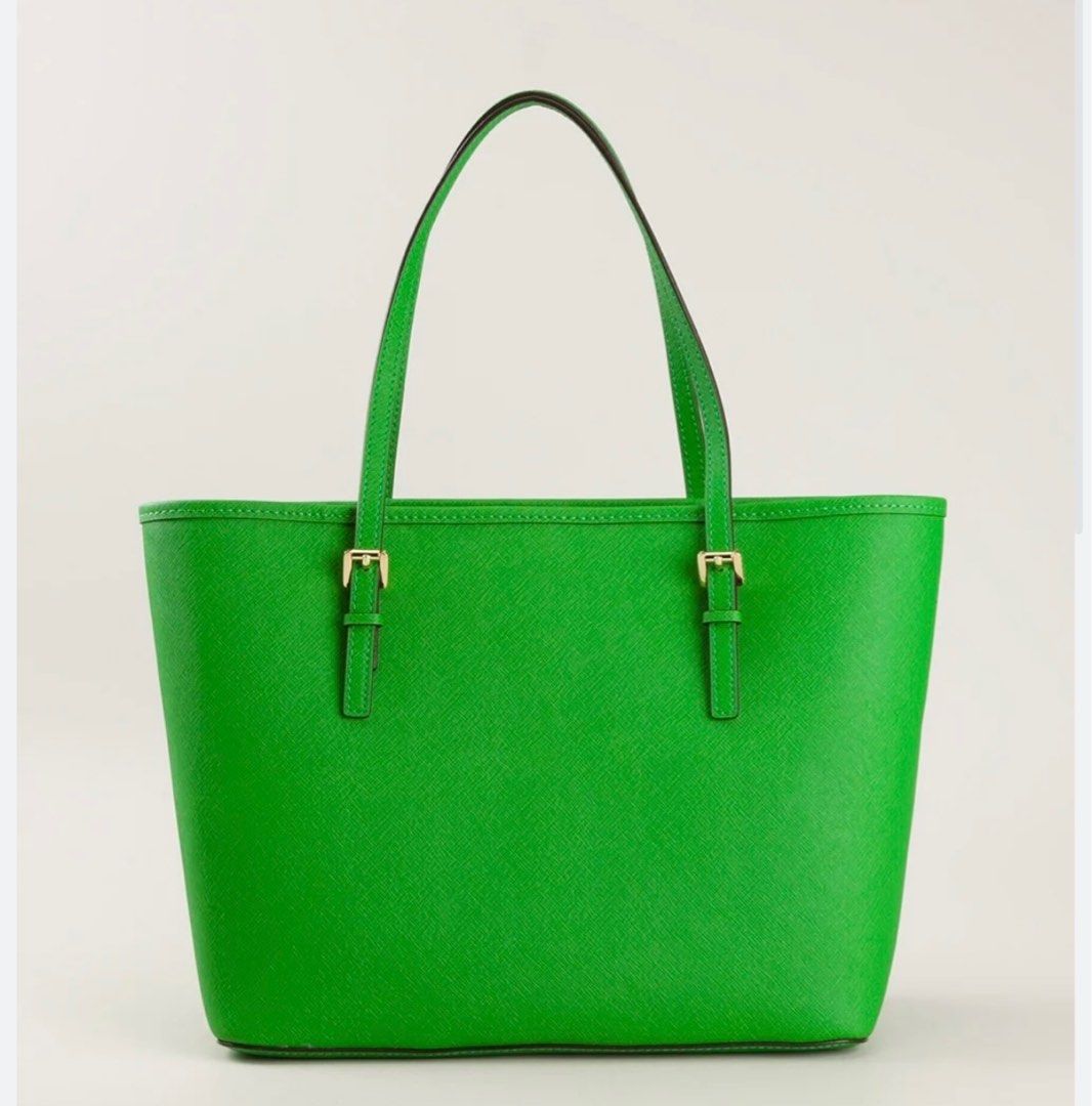 Michael Kors tote bag in green Women s Fashion Bags Wallets Tote Bags on Carousell