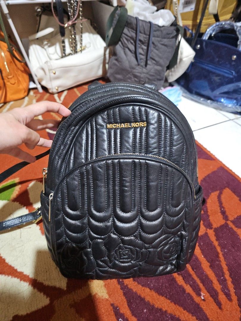 Michael kors deals abbey floral backpack