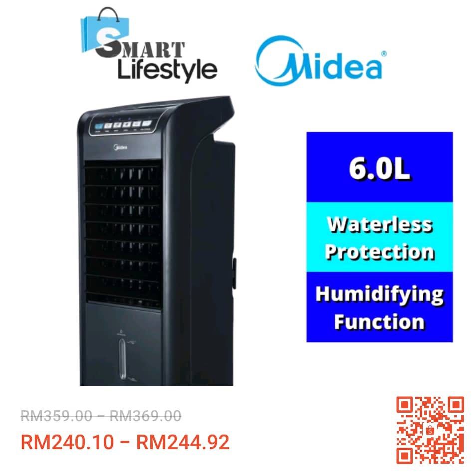 Midea air cooler, TV & Home Appliances, Air Conditioners & Heating on