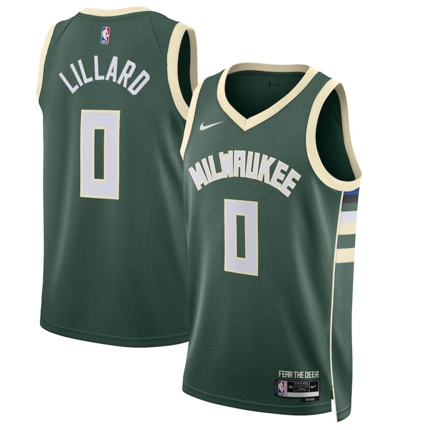 2023-2024 NIKE MILWAUKEE BUCKS “DAMIAN LILLARD” JERSEY has been