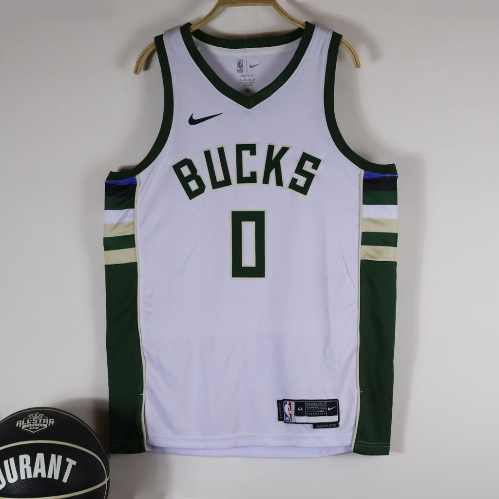 2023/24 Bucks LILLARD #0 Green NBA Jerseys