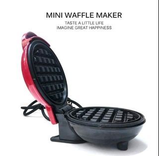 Mini electric Waffle Maker Non-Stick pan Circular Bakeware Pancake.. 
Red Only .
Rs 380