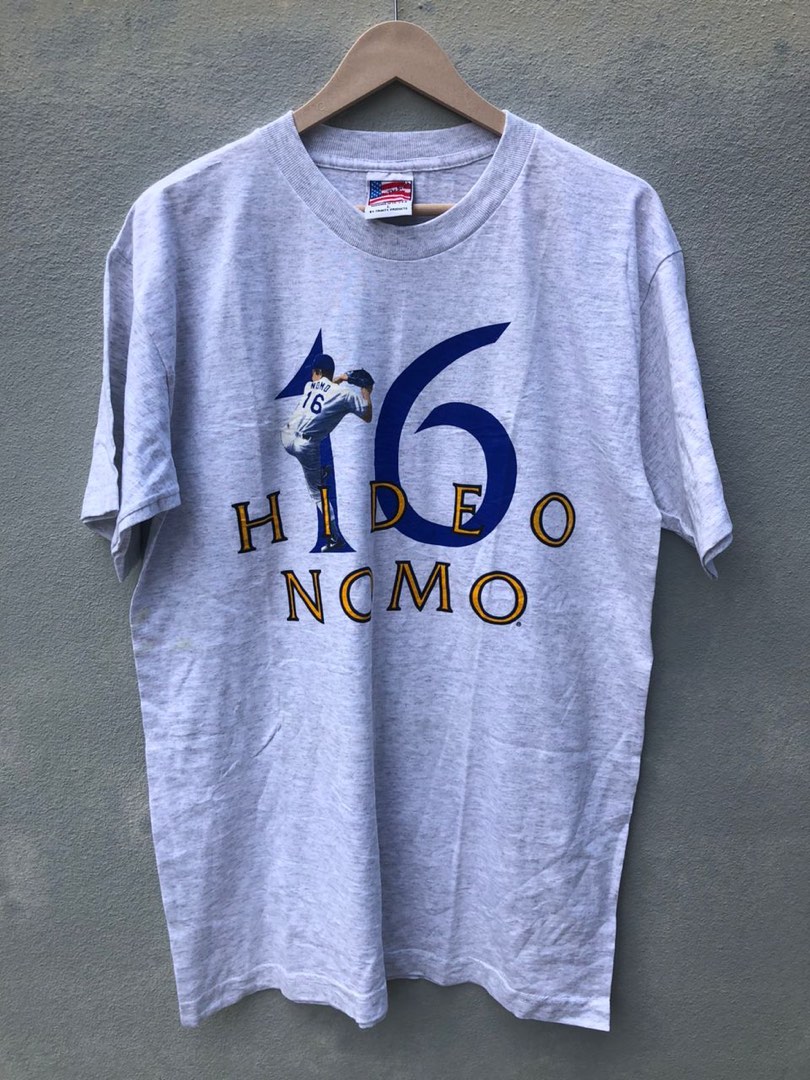 95' Dodgers Hideo Nomo tee. Size Small. - Depop