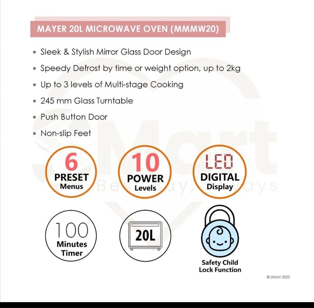 Microwave top oven myer