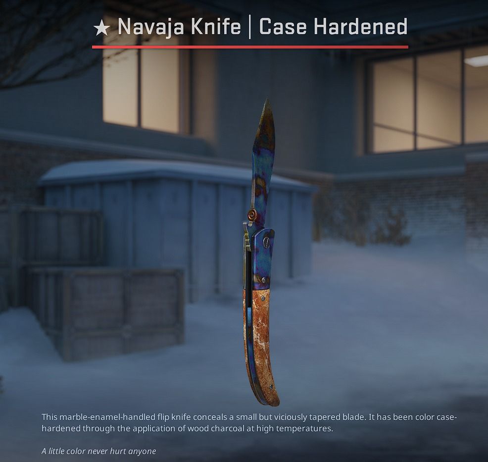 CS2/CSGO Navaja Knife Case Hardened Wellworn, Video Gaming, Gaming Accessories, InGame