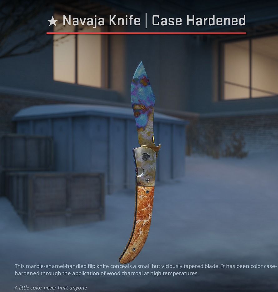 CS2/CSGO Navaja Knife Case Hardened Wellworn, Video Gaming, Gaming Accessories, InGame