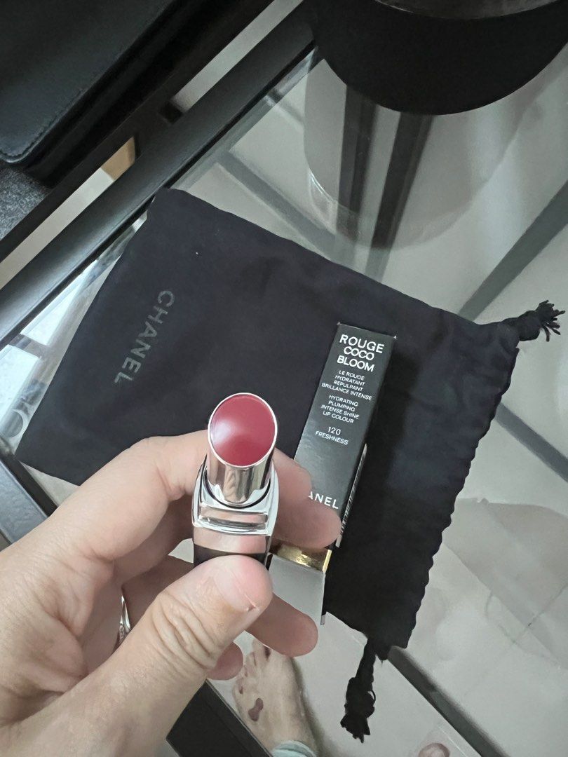 CHANEL Rouge Coco Bloom Hydrating And Plumping Lipstick, 120 Freshness at  John Lewis & Partners