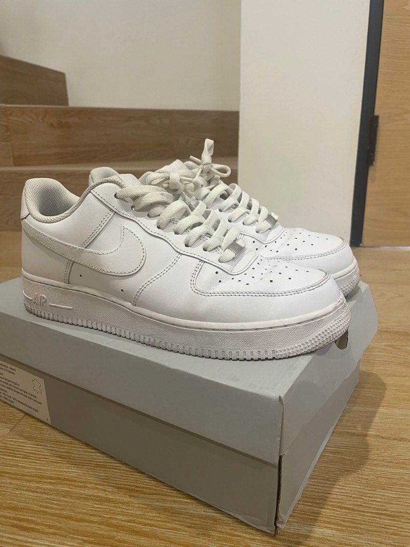 Nike Air Force 1 - size 44.5, Fesyen Pria, Sepatu , Sneakers di