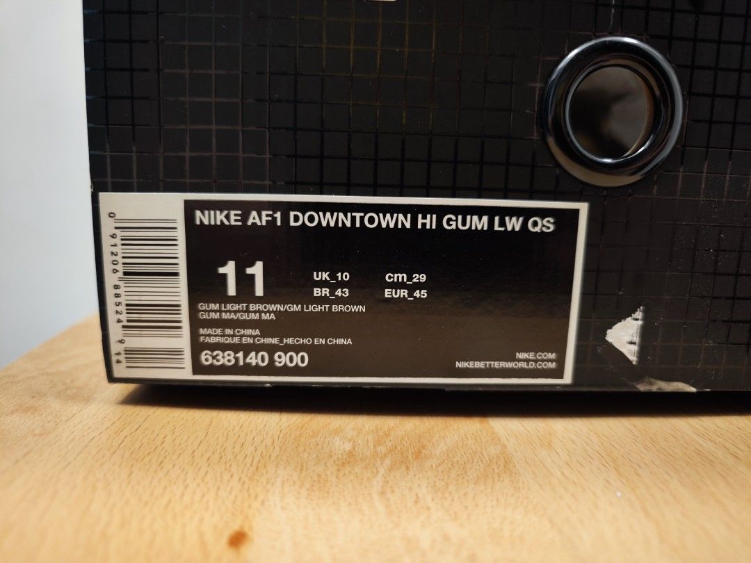 Nike air force 1 downtown high gum lw qs shop
