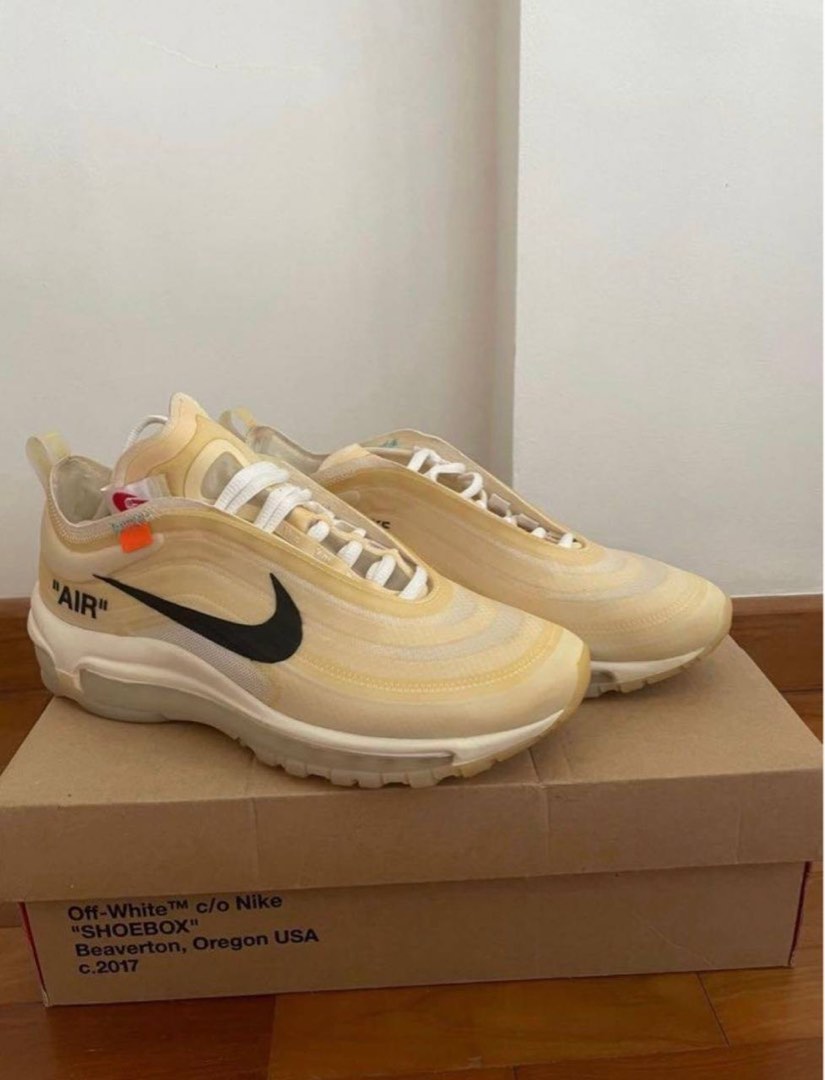 Nike air max 97 off white box online