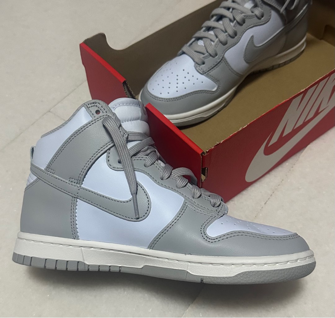 Dunk high deals blue grey