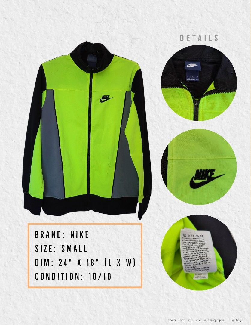 fluorescent jacket nike