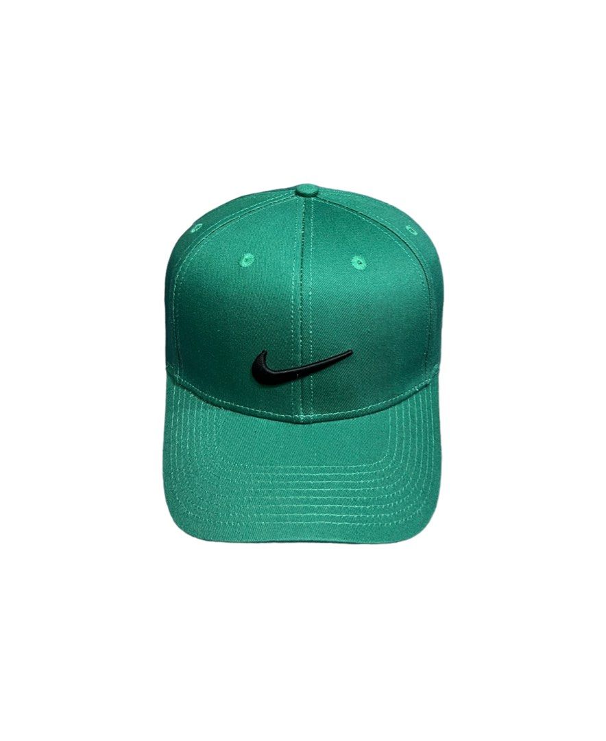 Green nike dad hat best sale