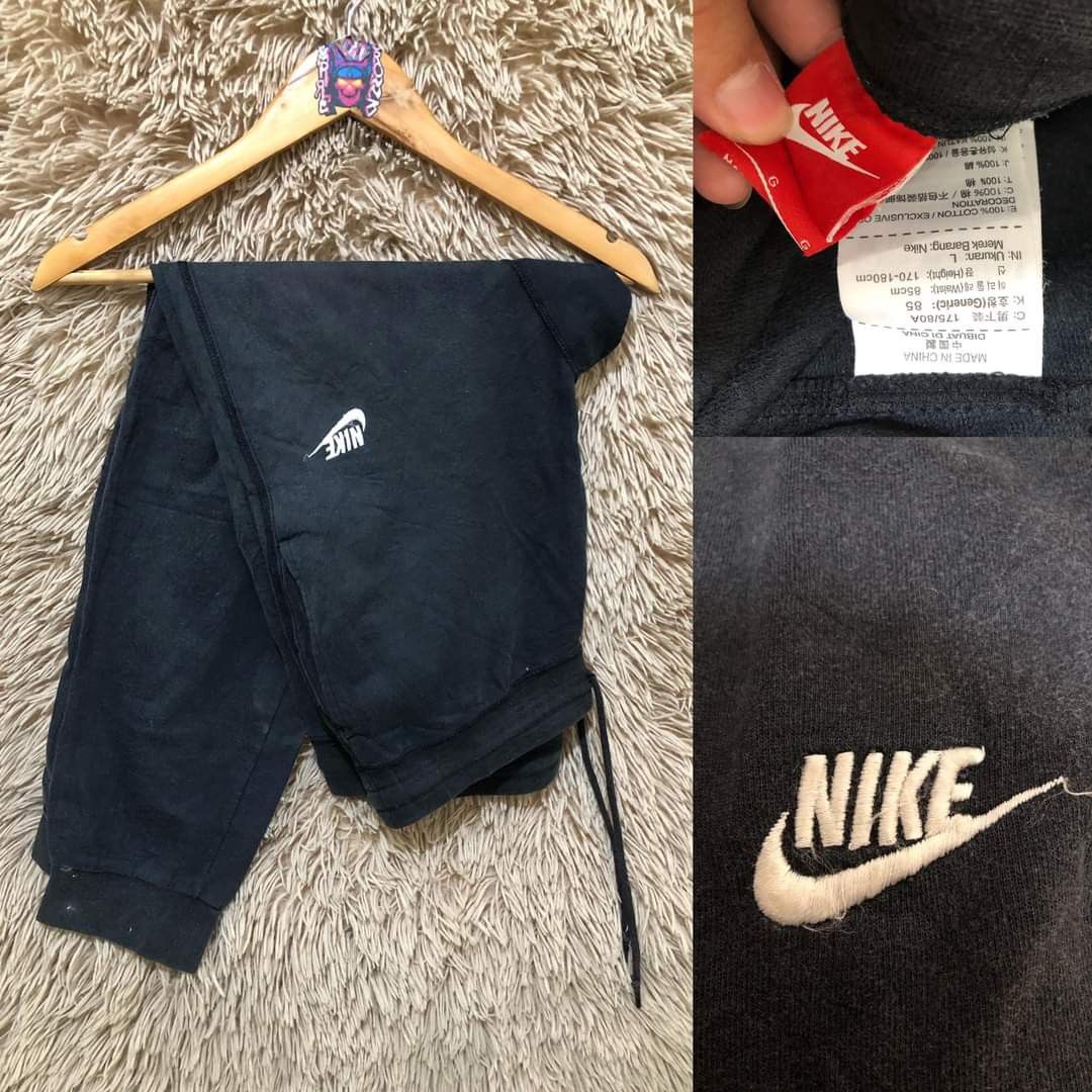Nike Jogger Pants Embroidered Logo Red Tag Men s Fashion Bottoms
