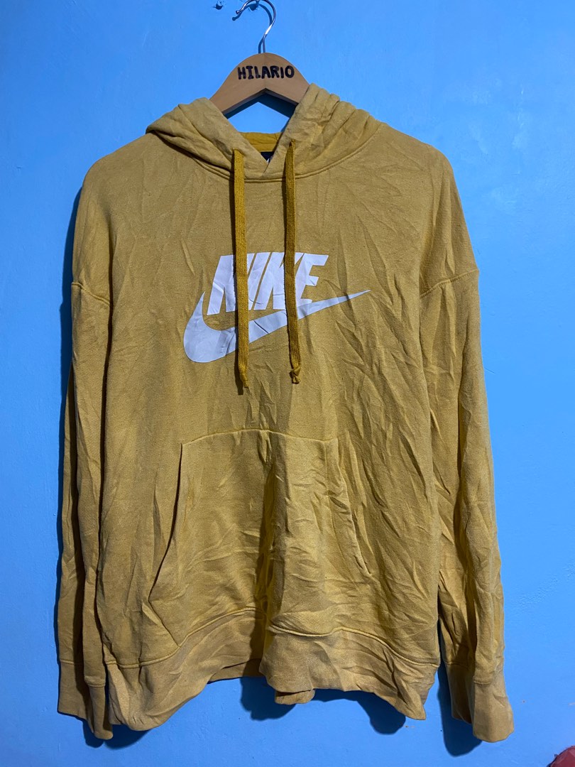 Mustard yellow hoodie nike clearance