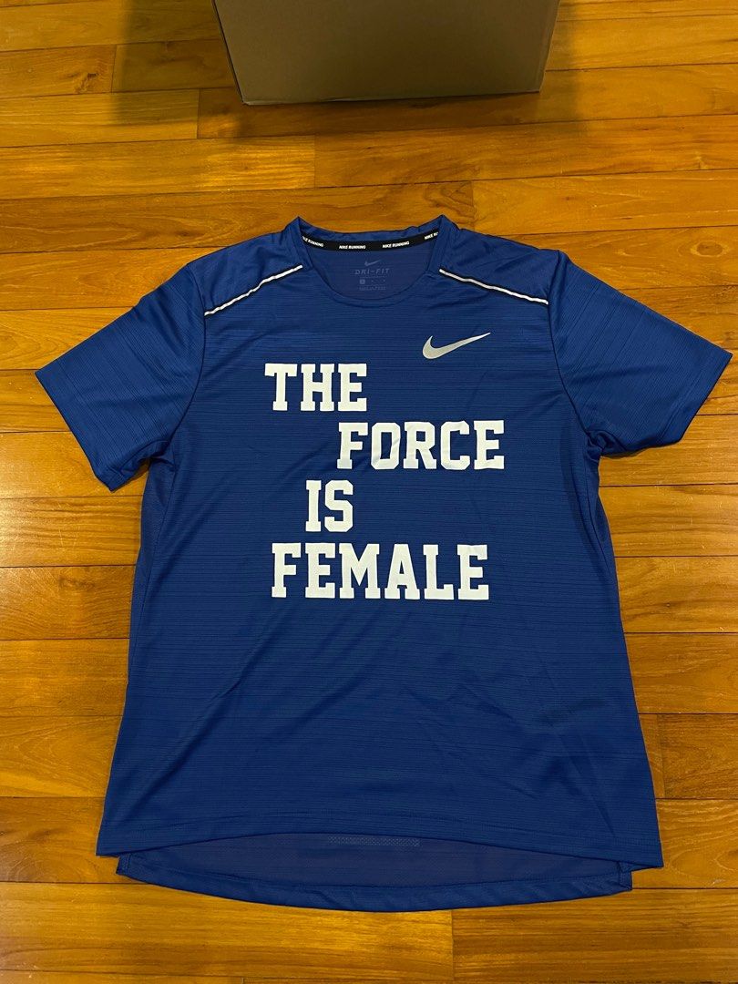 Nike t shirt the force best sale is female