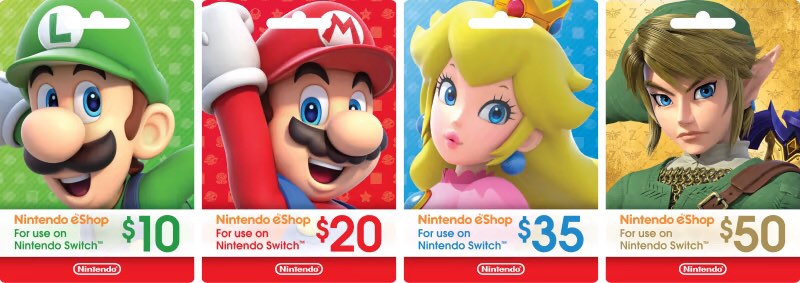 Nintendo eShop Cards, Video Gaming, Video Games, Nintendo on Carousell