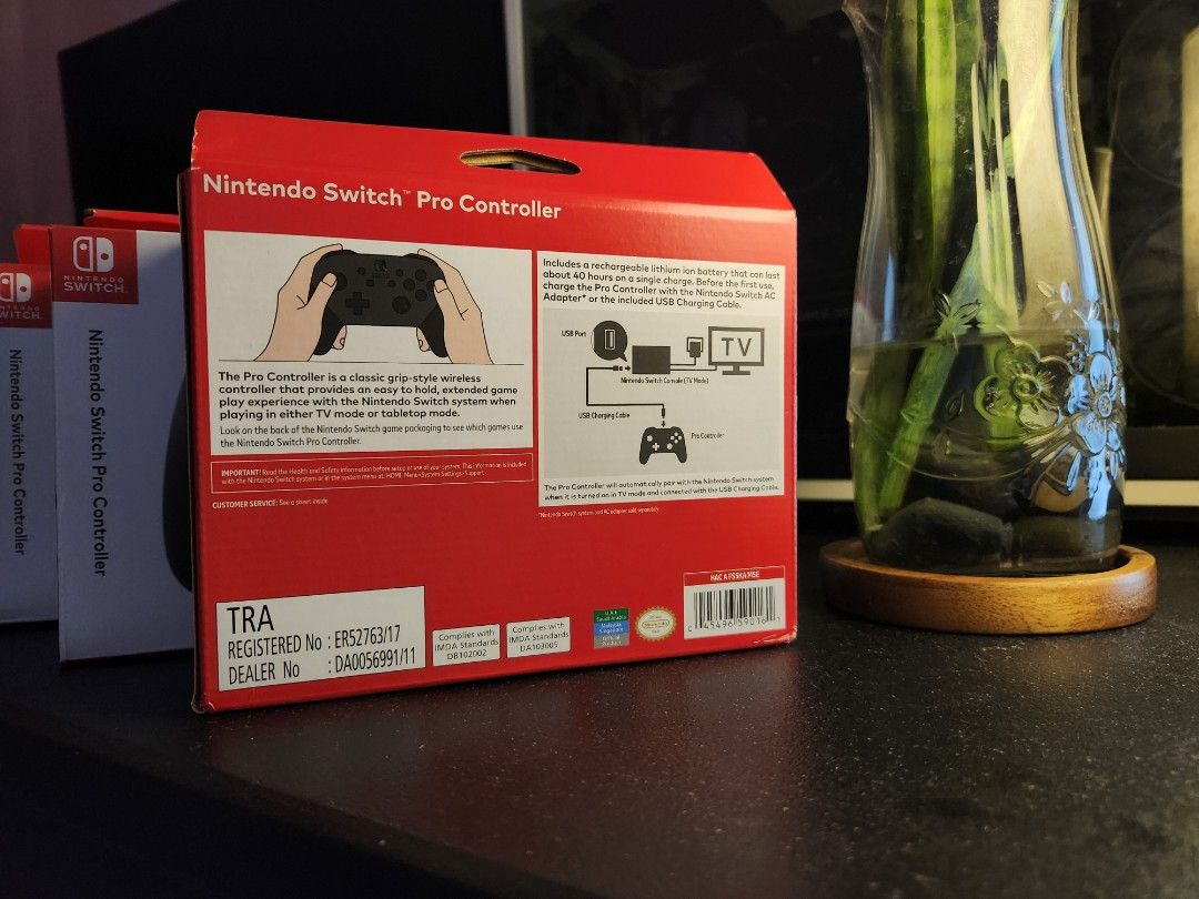 Nintendo Switch Pro Controller BNEW, Video Gaming, Gaming Accessories ...