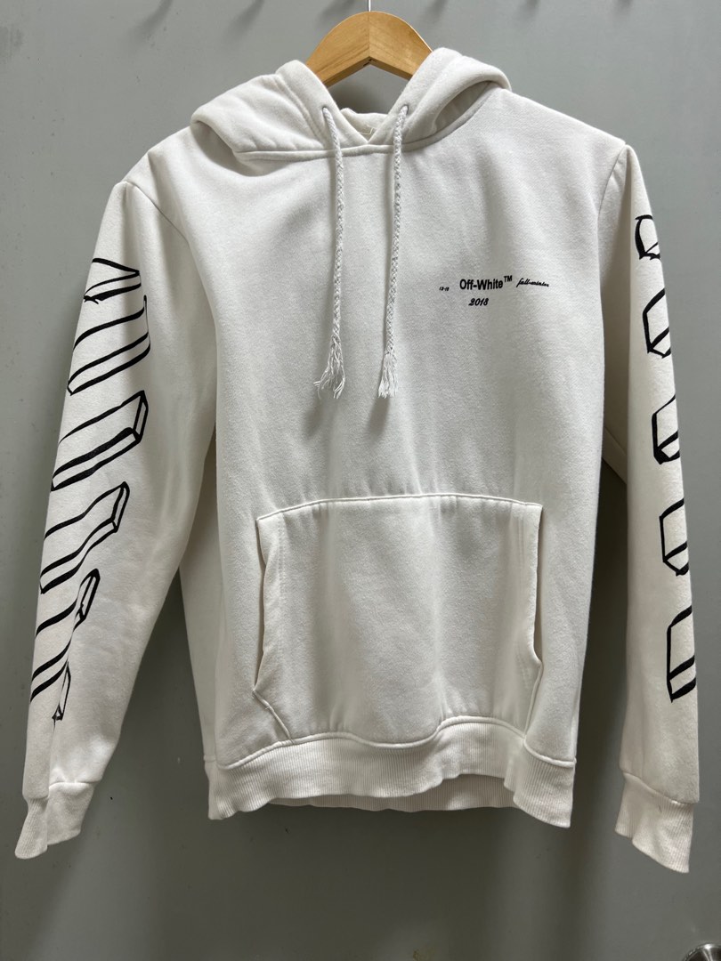Off white fall best sale winter 2018 hoodie