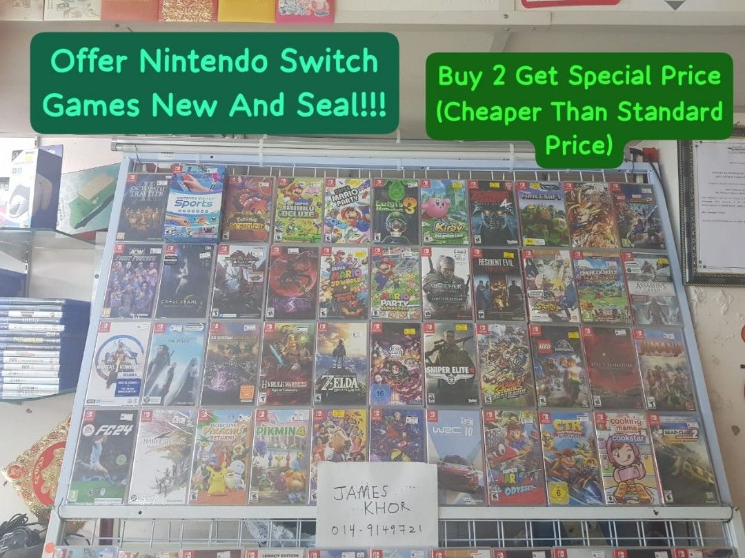 Nintendo switch game store sale store