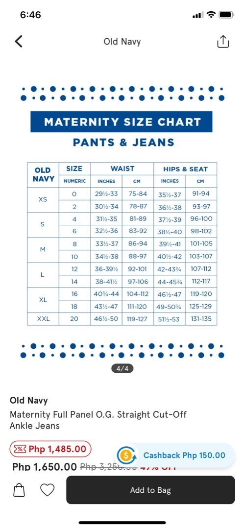Old navy size shop 10 jeans measurements