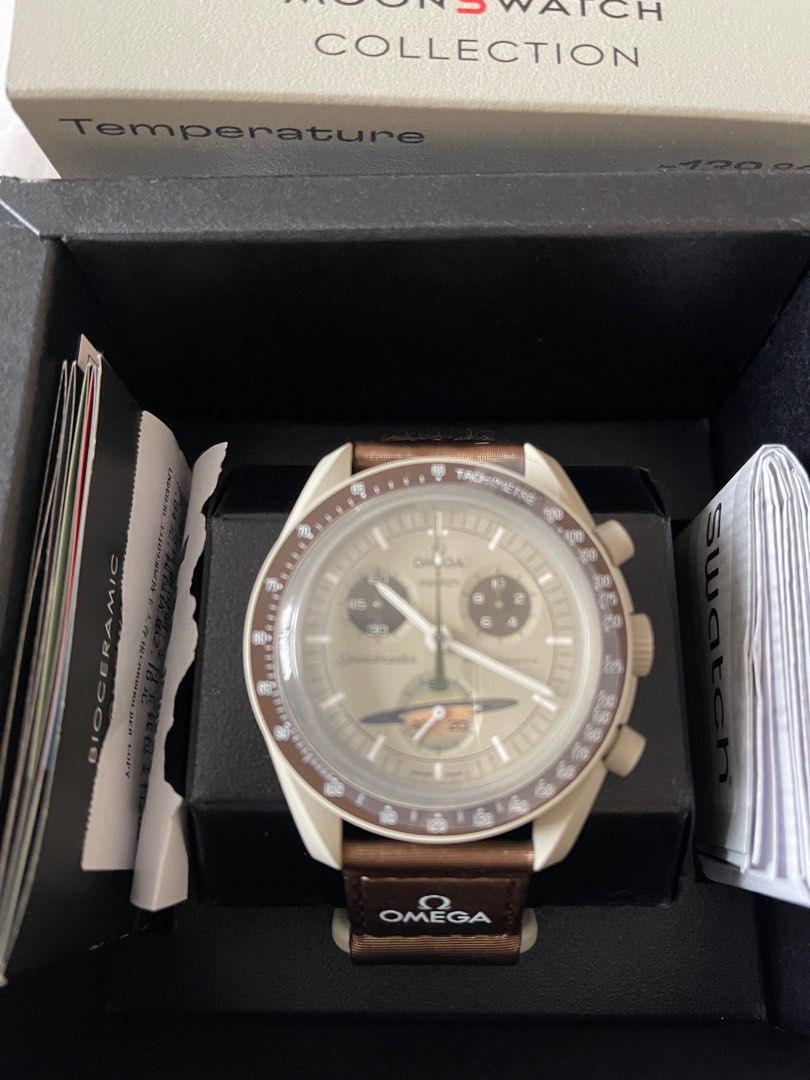 Omega Swatch (Category: Luxury Watches) located in Quezon City. Submitted by captaincook (Listing ID 1259712331, Image 1). Description: Omega Swatch Mission to Saturn Bought in Beijing Swatch store with receipt and international warranty.