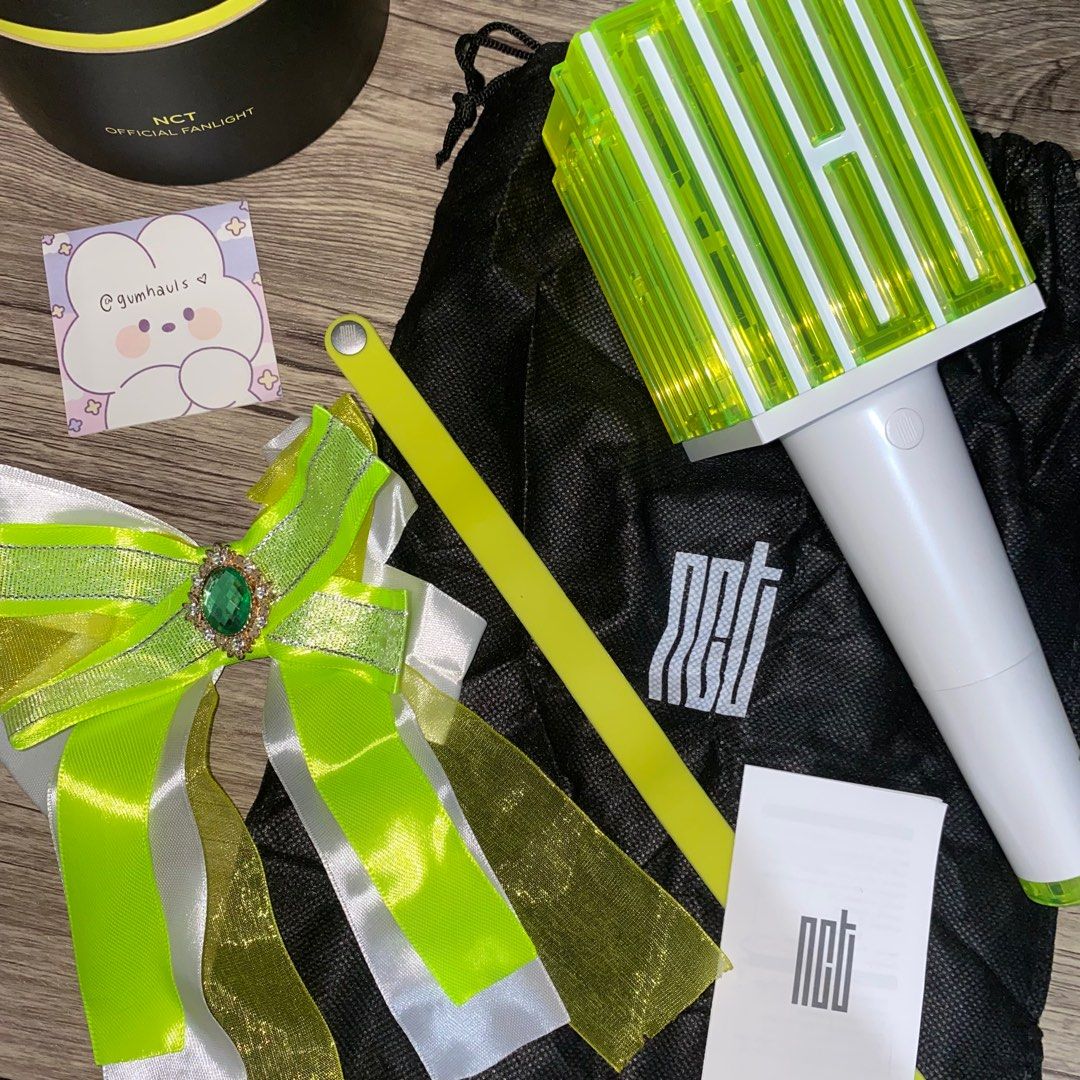 onhand and official nct lightstick fanlight neobong (127 dream wayv