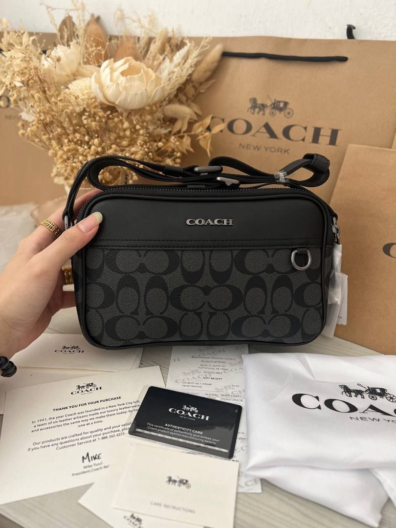 Coach camera bag outlet store
