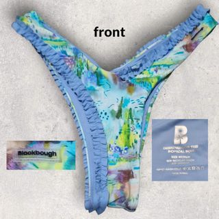 Orig Blackbough Blue Raffled  Bikini