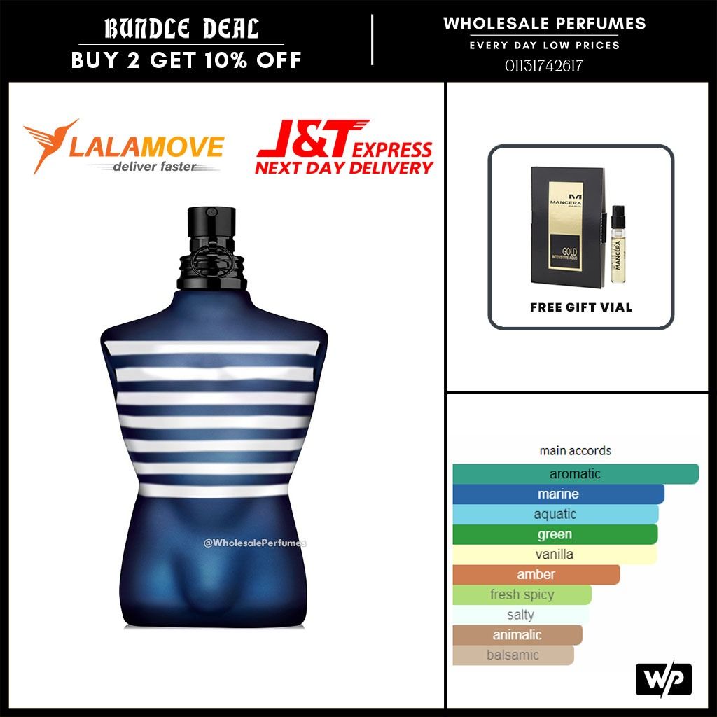 125ML Jean Paul Gaultier JPG : Ultra Male EDT Intense For Men, Beauty &  Personal Care, Fragrance & Deodorants on Carousell