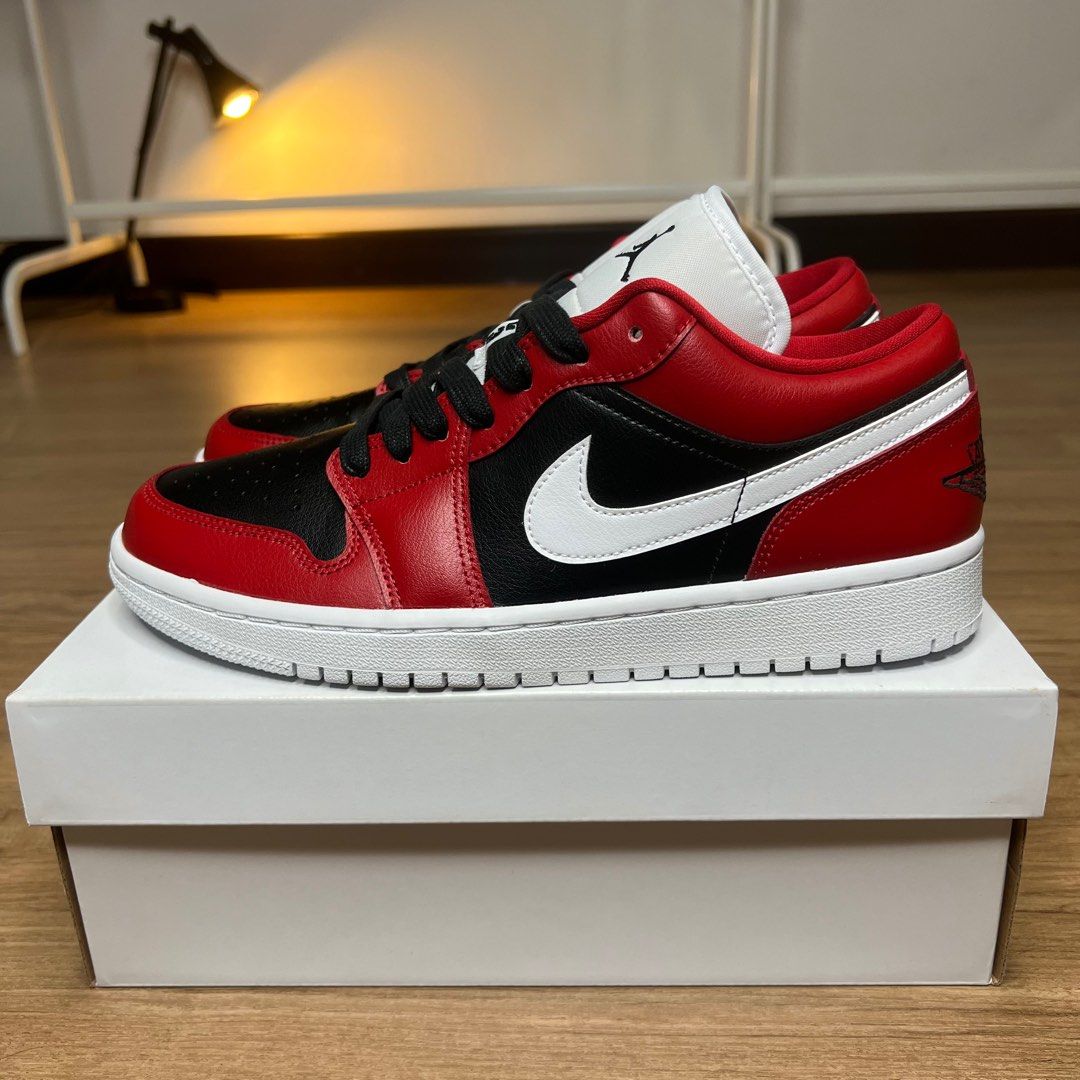 Original Nike Air Jordan 1 Low 'Chicago Flip' like Bred Toe Supreme  Carhartt LV Gucci Zara, Men's Fashion, Footwear, Sneakers on Carousell