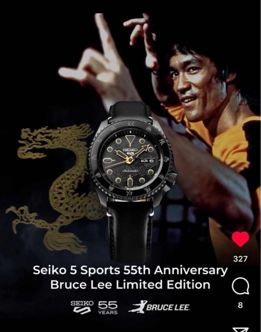 CHEAPEST SEIKO 5 Bruce Lee Limited Edition Automatic Watch SRPK39K1