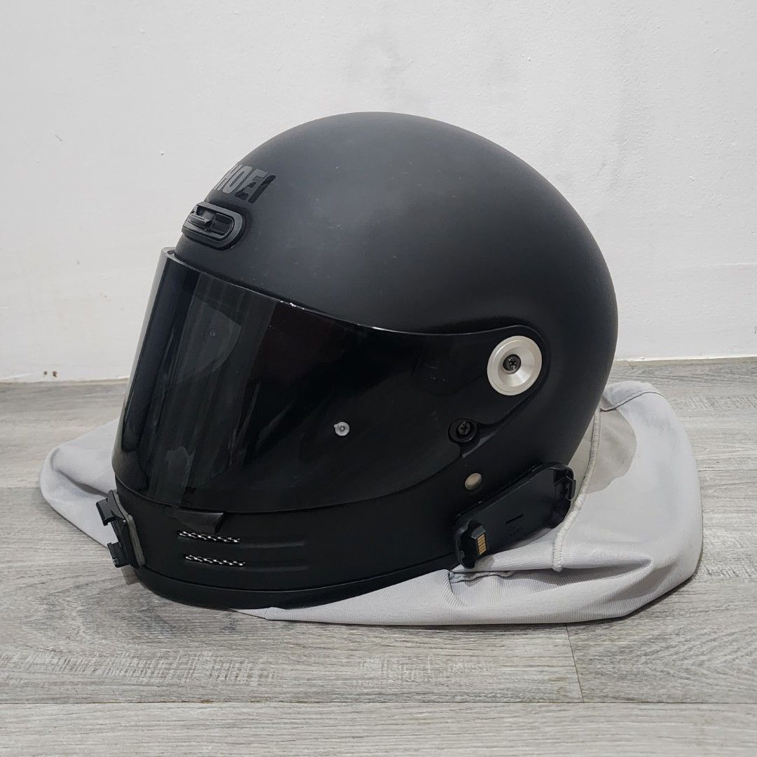 Shoei glamster matte black hot sale