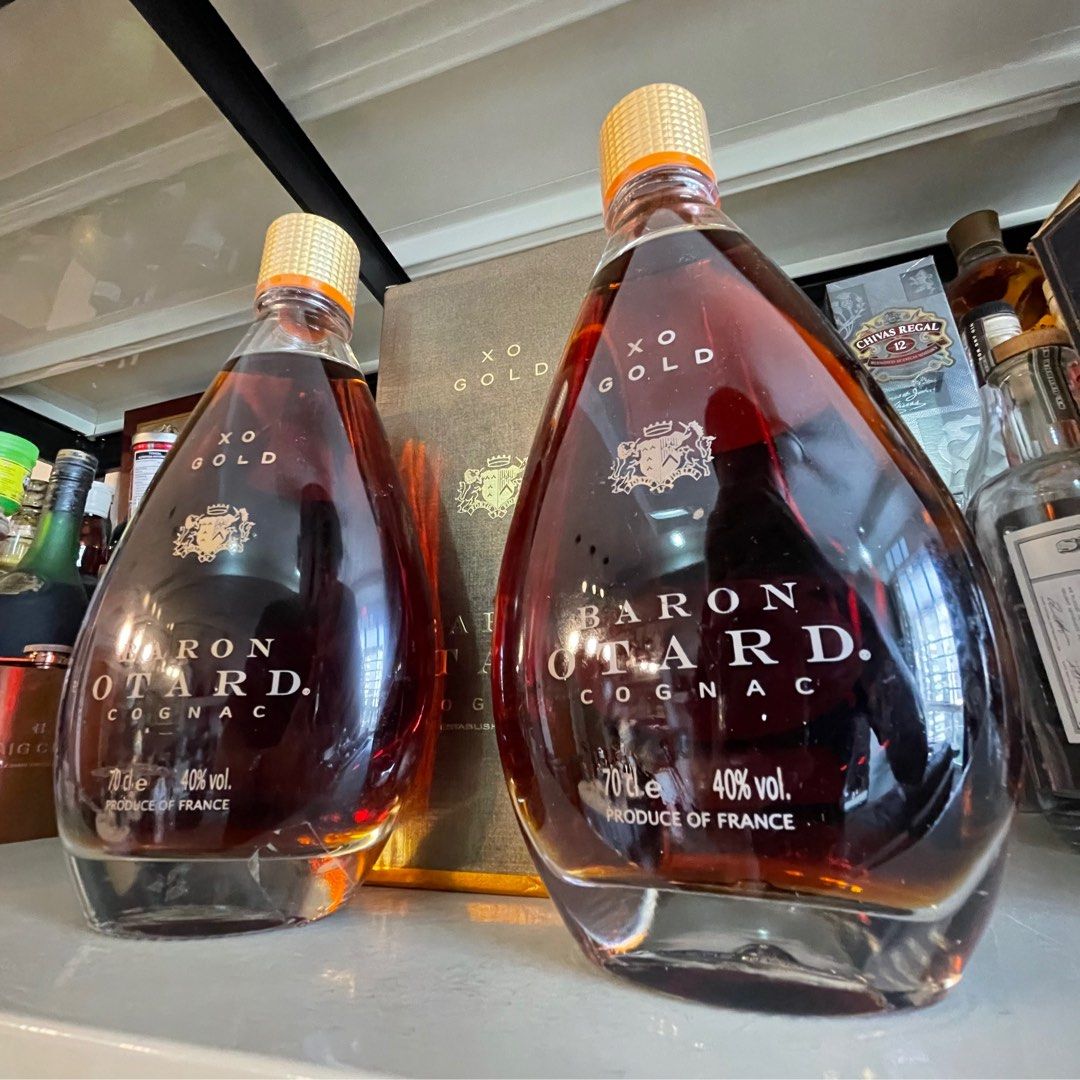 BARON OTARD XO GOLD ギフトボックス付き Otard XO Baron Gold Cognac w box 700ml, Food & Drinks, Alcoholic