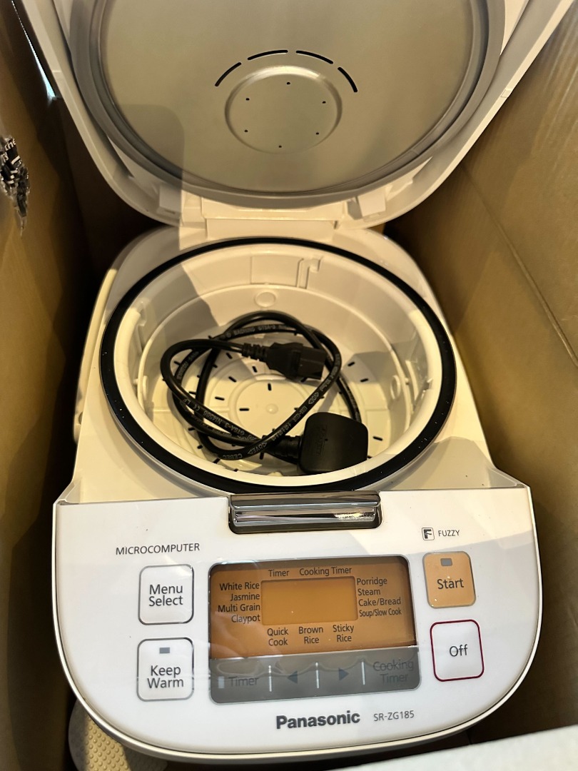 Panasonic Rice Cooker SRZG185, TV & Home Appliances, Kitchen