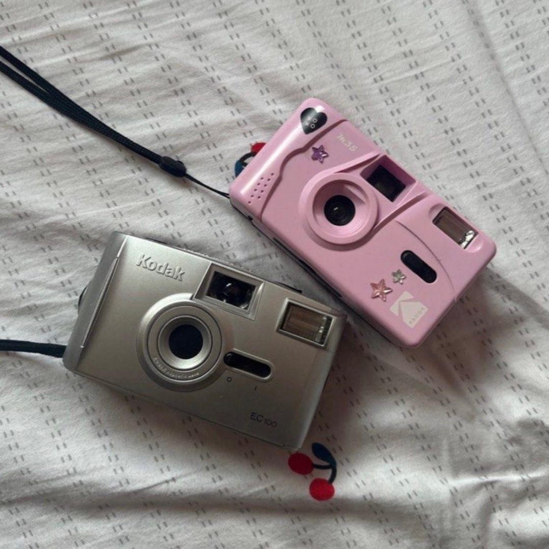 (Pink) Kodak M35 Reusable Film Camera, Photography, Cameras on Carousell