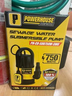 Powerhouse sewage water submersible pump