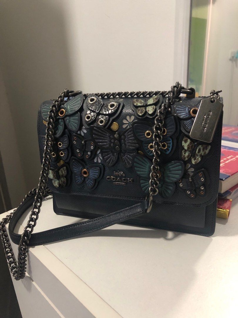 Klare crossbody best sale with butterfly applique