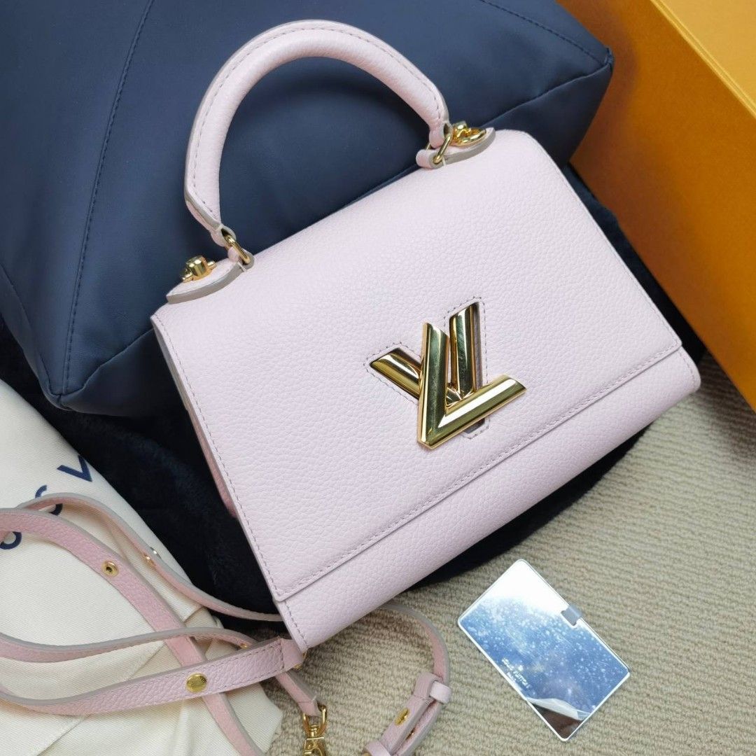 Louis Vuitton - Authenticated Twist Handbag - Leather Black for Women, Never Worn