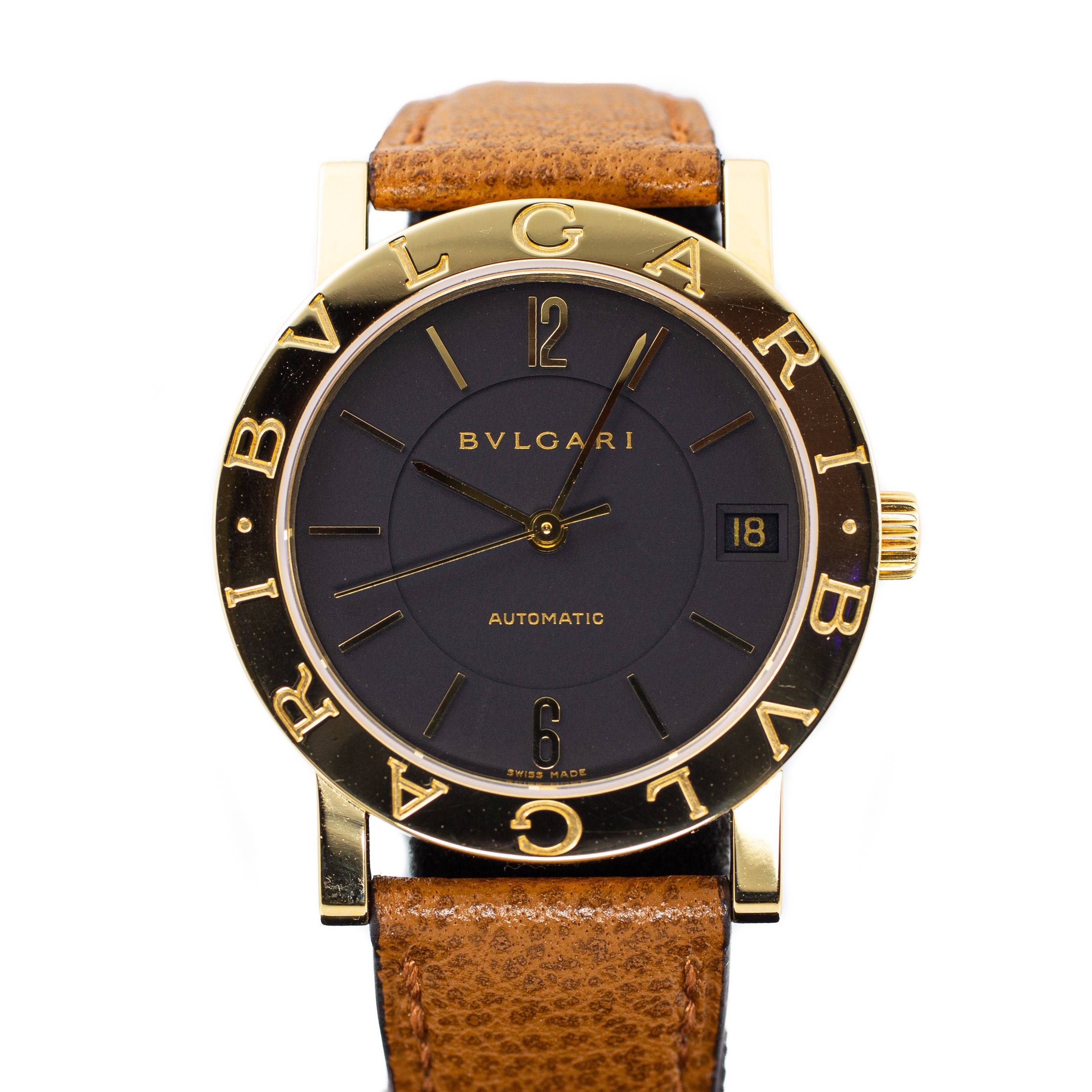 Preowned Bulgari BB33 Automatic in Yellow Gold Ref BB33GL Luxury