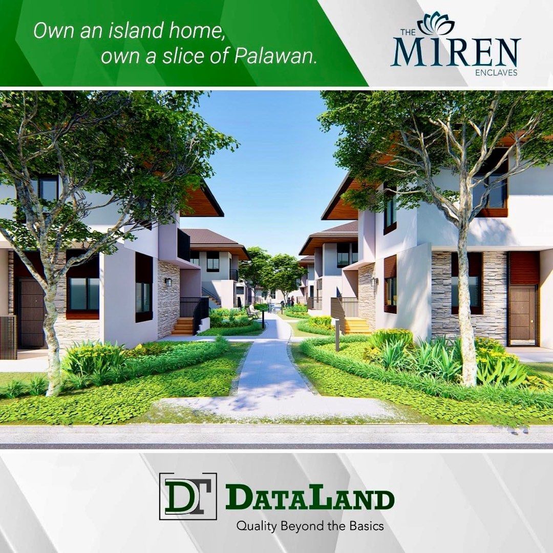 The MIREN ENCLAVES landed condo for sale Puerto Princesa Palawan