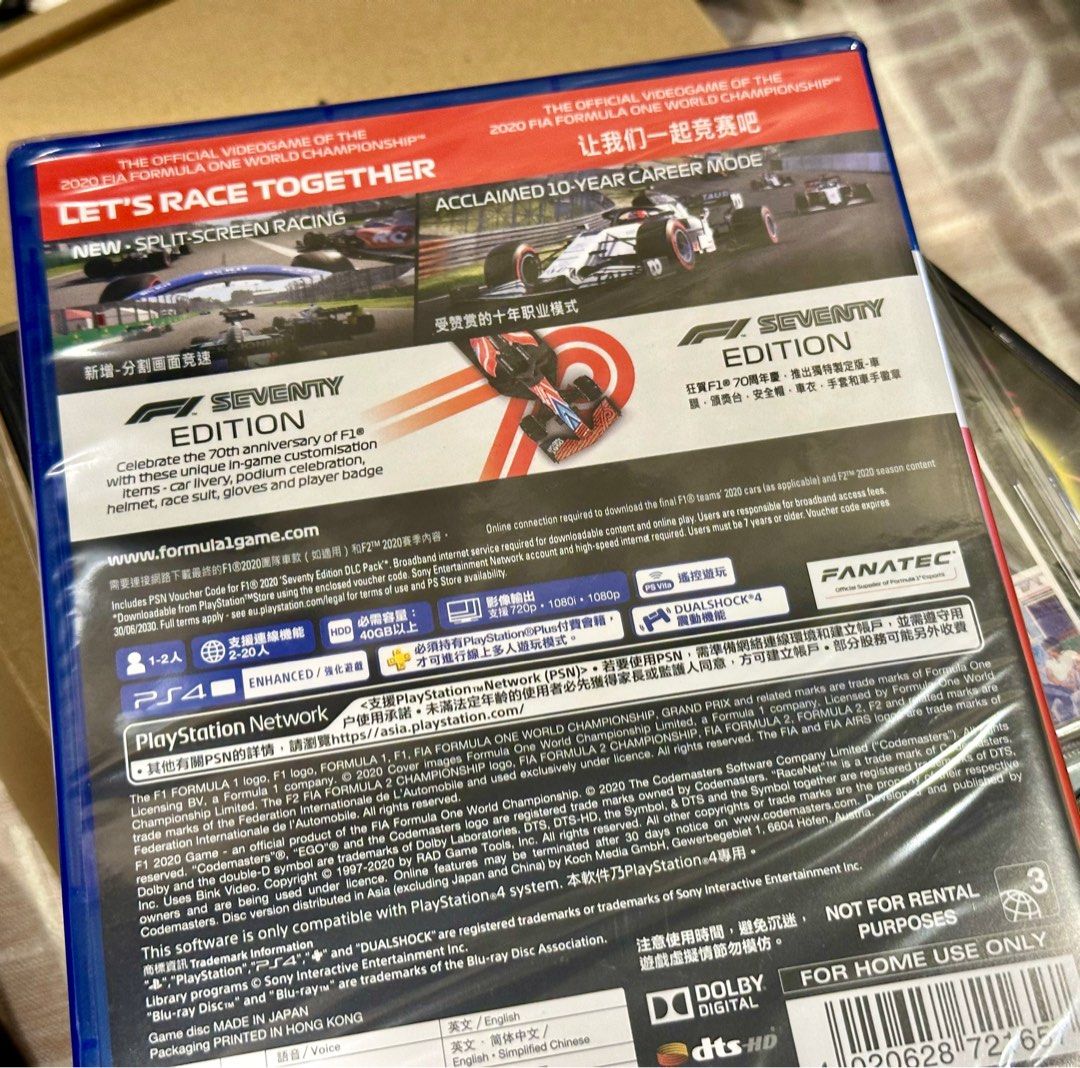 F1 2020 ps4 2025 digital